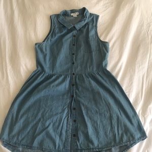 Cotton on - denim dress - size large